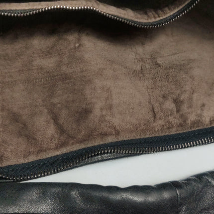 Bottega Veneta Veneta Hobo Maxi Black Leather 51cm