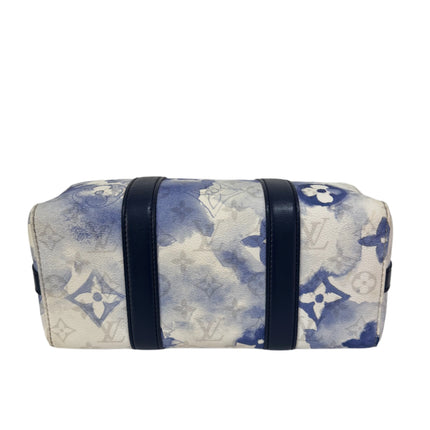 Louis Vuitton Keepall XS Blue Watercolor Leather and PU Crossbody Bag