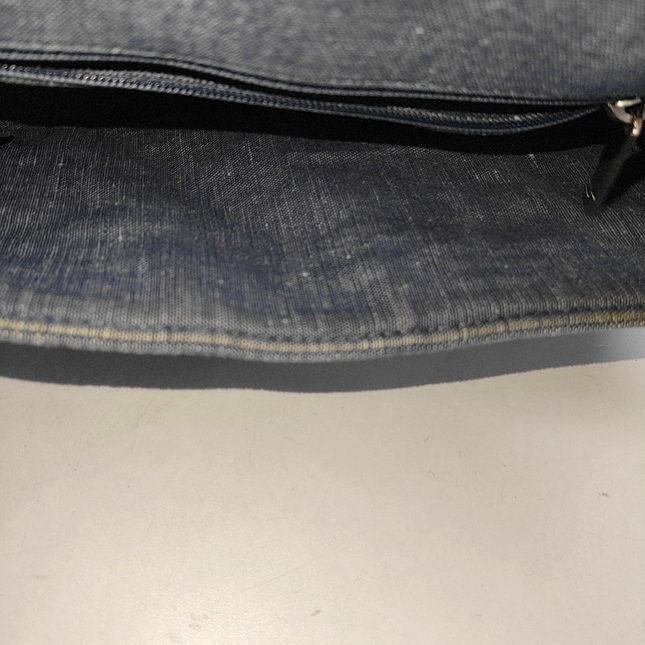 Chanel Classic Flap Mini Denim Blue Silver Hardware 2014-15