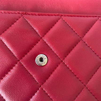 Sold Chanel Wallet On Chains WOC Timeless/ Classic Red Lambskin Leather