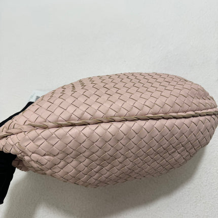 Bottega Veneta Belly Hobo Intrecciato Light Cherry Blossom Pink Nappa Leather Medium 40cm