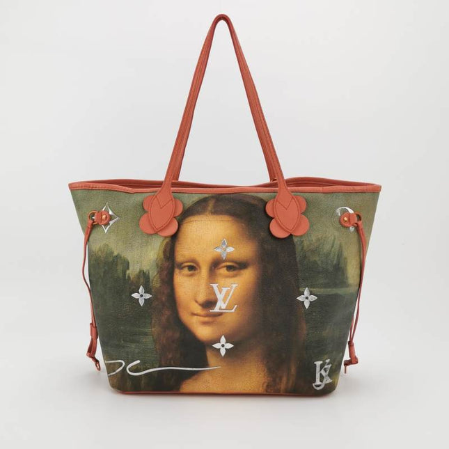 Louis Vuitton x Jeff Koons Monalisa Masters Neverfull MM Tote Medium
