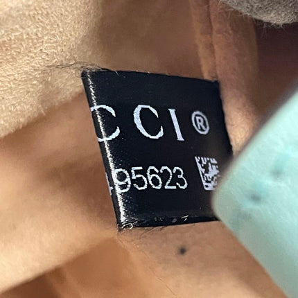 Gucci Diana Mini Blue Leather Bag Bamboo Handle with Strap