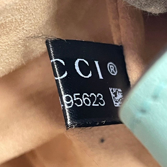 Gucci Diana Mini Blue Leather Bag Bamboo Handle with Strap