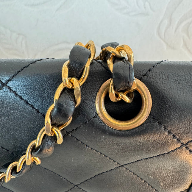 Chanel Paris Limited  Black Lambskin Leather with Bi-color Hardware