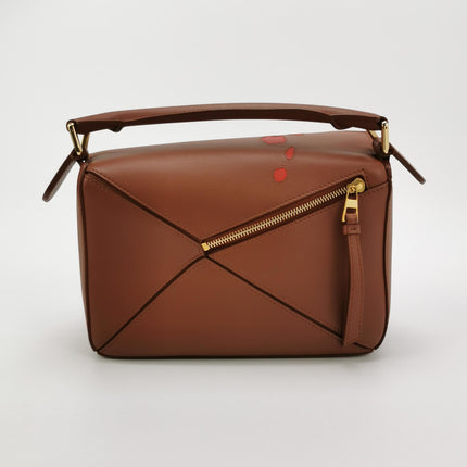 Loewe x Howl's Moving Castle Studio Ghibli Puzzle Calcifer Small Tan Caramel