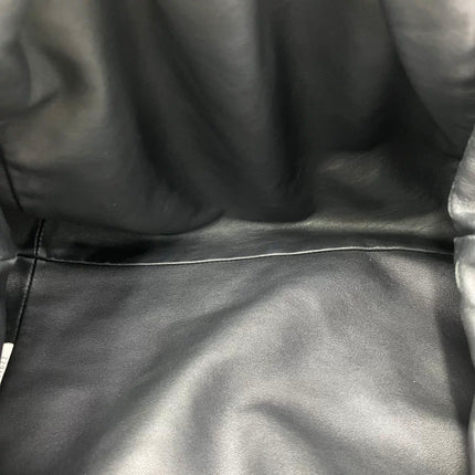 Bottega Veneta Pouch Large Intrecciato Black Calfskin Leather Clutch