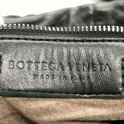 Sold Bottega Veneta Intrecciato Hobo Bag Large Black Lambskin leather