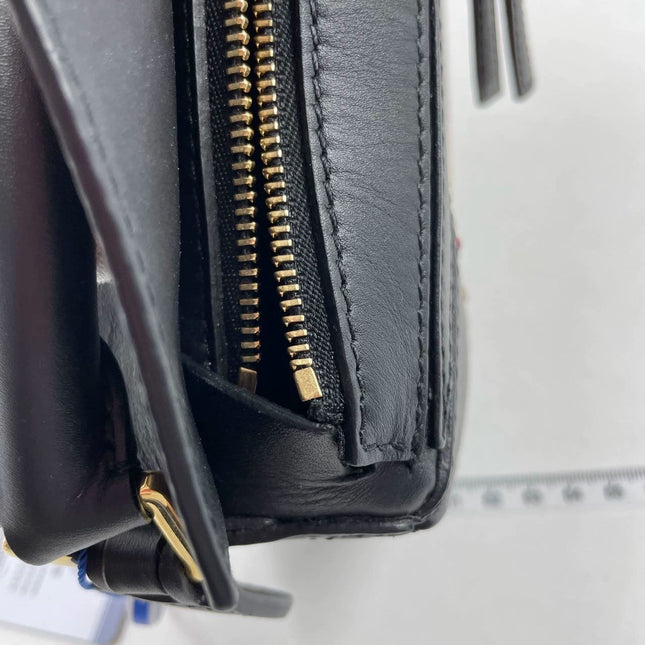 Loewe x Howl's Moving Castle Studio Ghibli Collection Puzzle Calcifer Mini Black Crossbody Bag