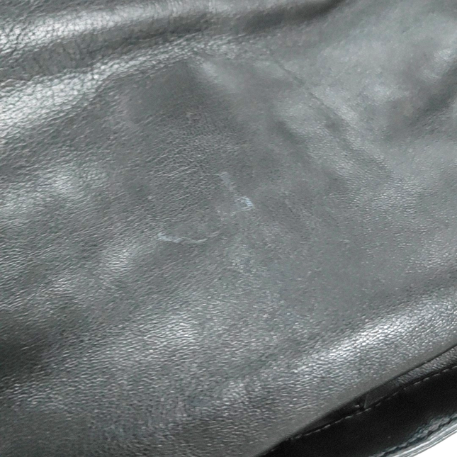 Sold Fendi Baguette Black Lambskin Leather Shoulder Bag