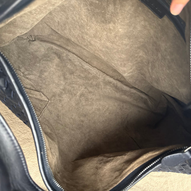 Bottega Veneta Hobo Maxi Midnight Navy Black leather 50cm