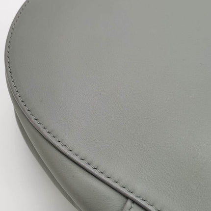 Sold Dior Saddle 2020 Medium Calfskin Leather Matte Monochrome Grey
