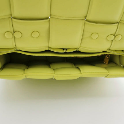 Sold Bottega Veneta Chain Cassete Lime Yellow Crossbody Bag