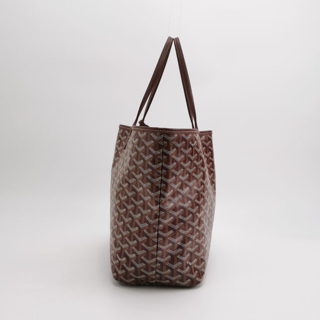 Goyard Saint Louis PM Medium Burgundy Goyardine Tote 2017