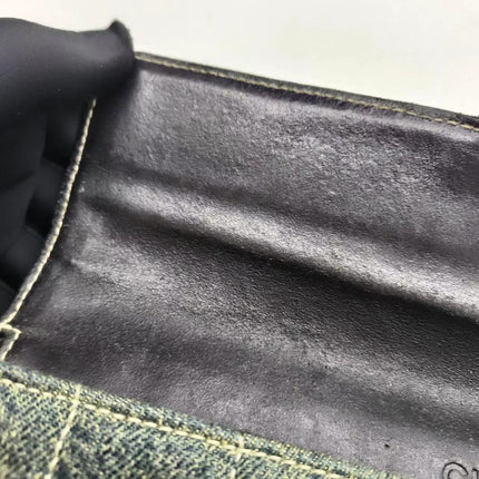 Sold Vintage Chanel East West Denim Shoulder Bag