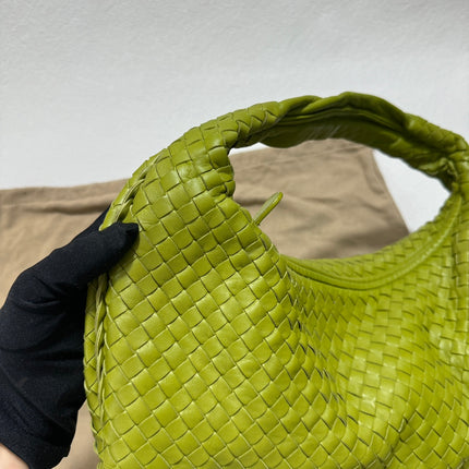 Sold Bottega Veneta Hobo Bag Large Leather Mela Green 47cm
