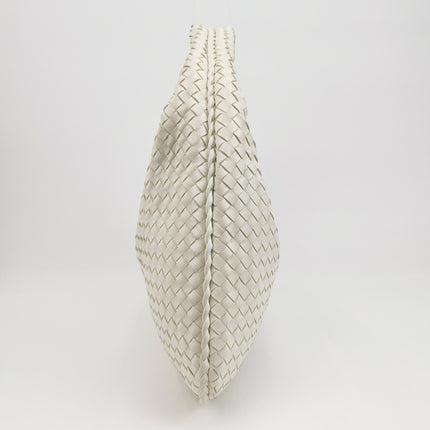 Bottega Veneta Hobo Bag Lambskin leather Milk White 48cm