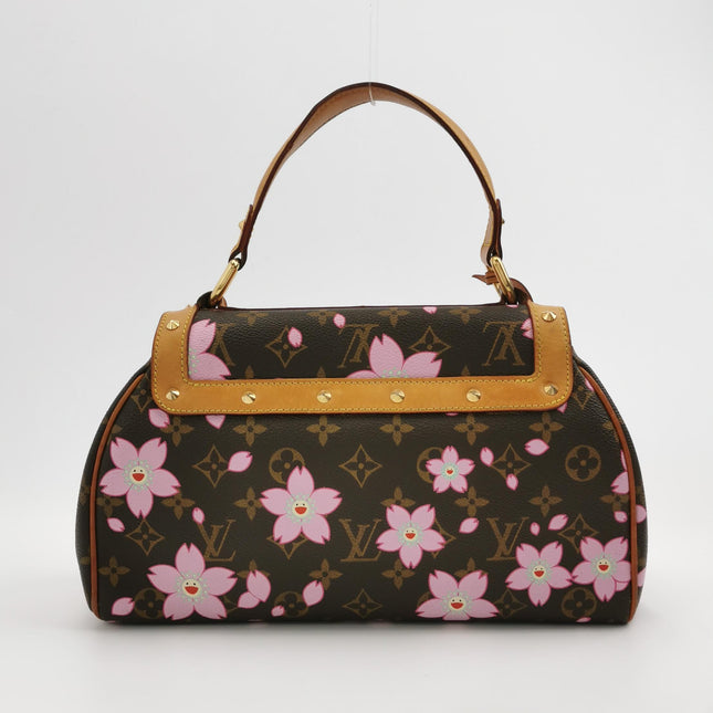 Louis Vuitton x Takashi Murakami Cherry Blossom Sack Reto PM Monogram Handbag