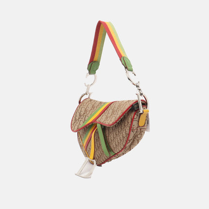 Sold Dior Rasta Trotter Saddle Shoulder Bag