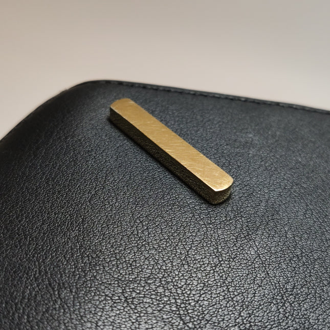 Loewe Puzzle Medium Polka Dots Brown Black Leather