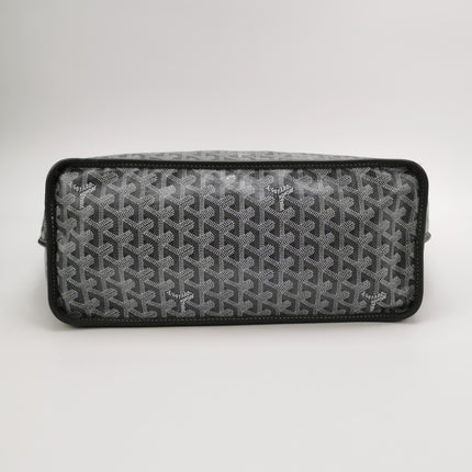Goyard Anjou PM Medium Tote Grey Reversible leather lining
