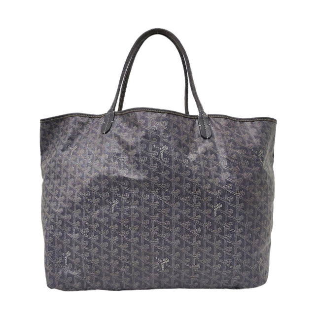 Goyard Saint Louis Tote GM Large Grey Goyardine Canvas-Luxbags