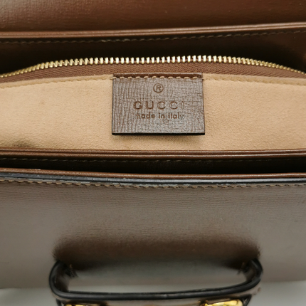 Sold Gucci 1955 Horsebit Shoulder Bag Caramel Brown Small Leather