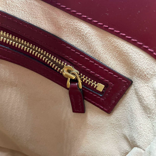Gucci Jackie 1961 Red Leather Bag Small Shoulder Bag