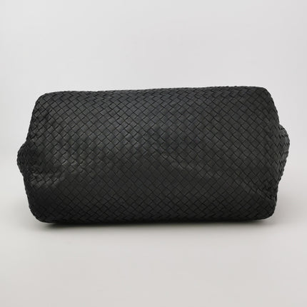Bottega Veneta Cesta Shopper Tote Intrecciato Black Leather Large 50cm