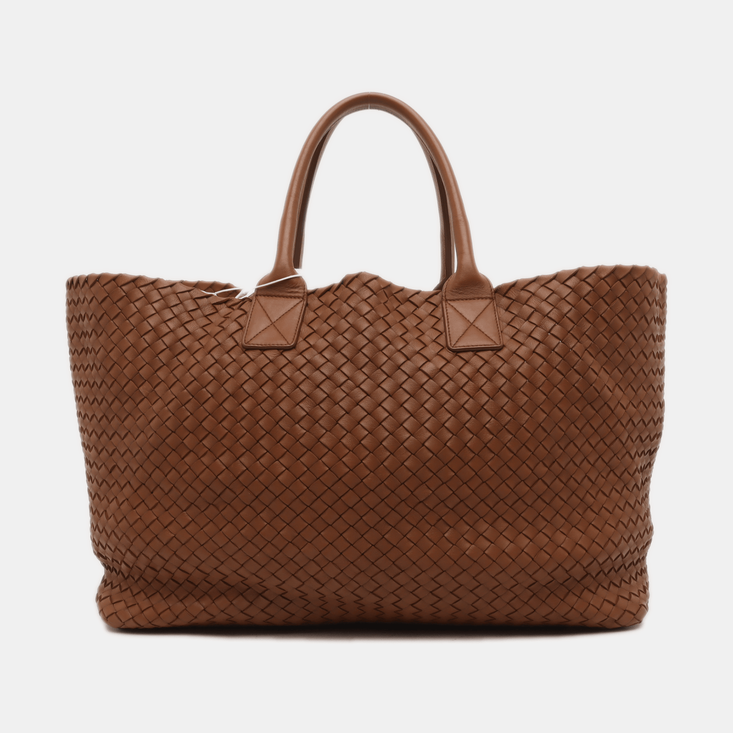 Bottega Veneta Cabat Large Intreccio Leather Tote Bag Milk Chocolate Brown 43cm