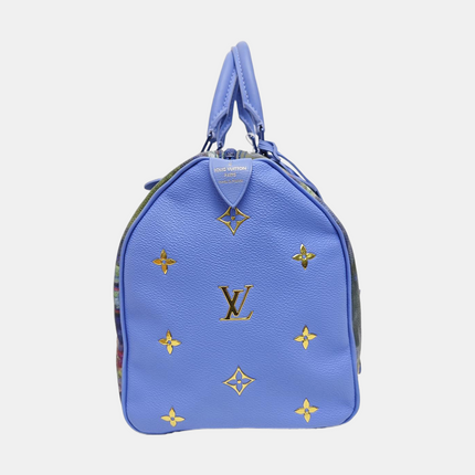 Louis Vuitton x Jeff Koons Speedy 30 Monet Water Lilies Top Handle Bag
