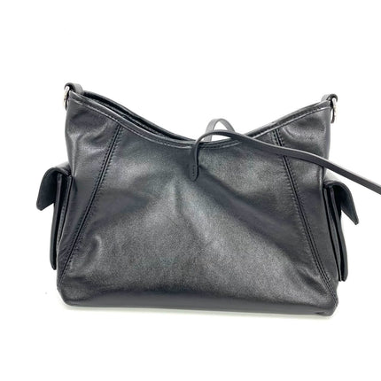 Louis Vuitton CarryAll Cargo Vibe PM Small Lambskin Leather So Black Shoulder Bag