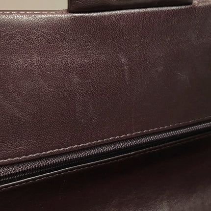 Chanel Timeless Classic Flap Medium Purple Lambskin Leather Silver Hardware 2011-2012