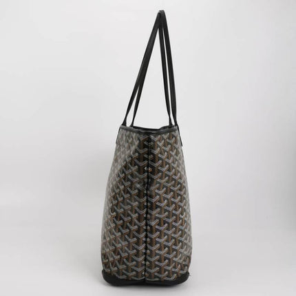 Goyard Artois GM Large Black French Bulldog Reinforced Corners and Zipper