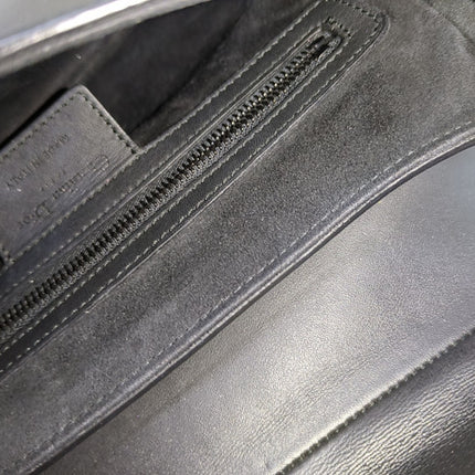 Dior Saddle So Black Medium Calfskin Leather Bag, 2019