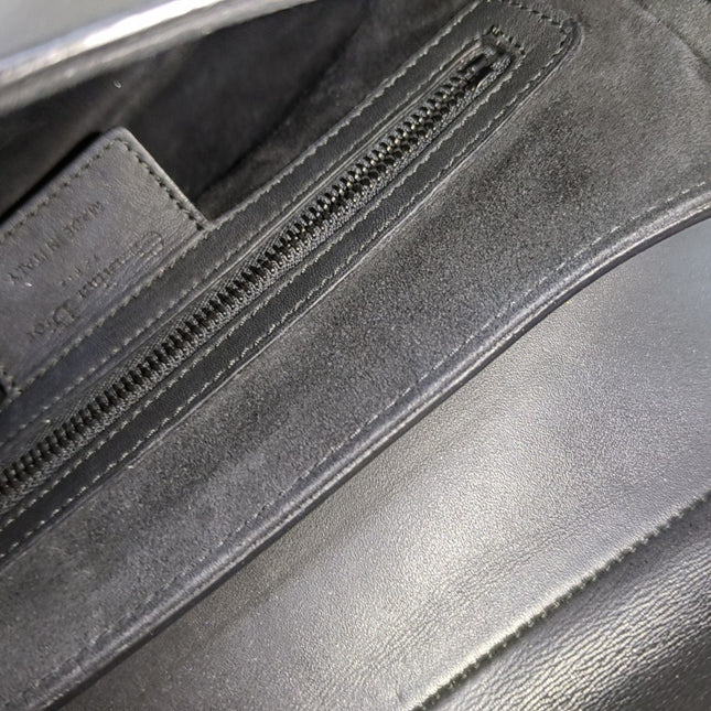 Dior Saddle So Black Medium Calfskin Leather Bag, 2019