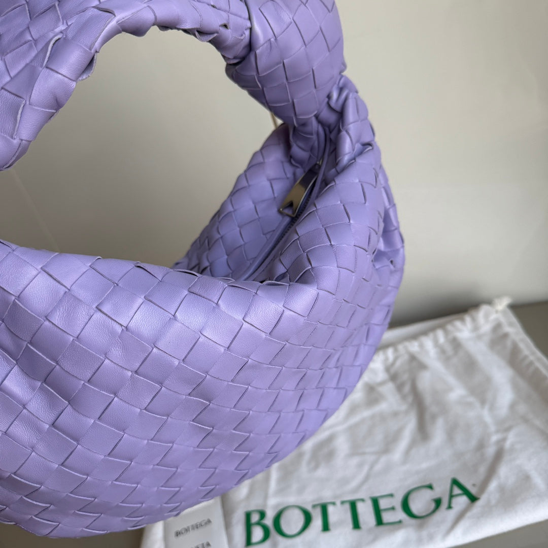 Bottega Veneta Teen Jodie Small Lambskin Leather Lightening Lilac Purple 36cm