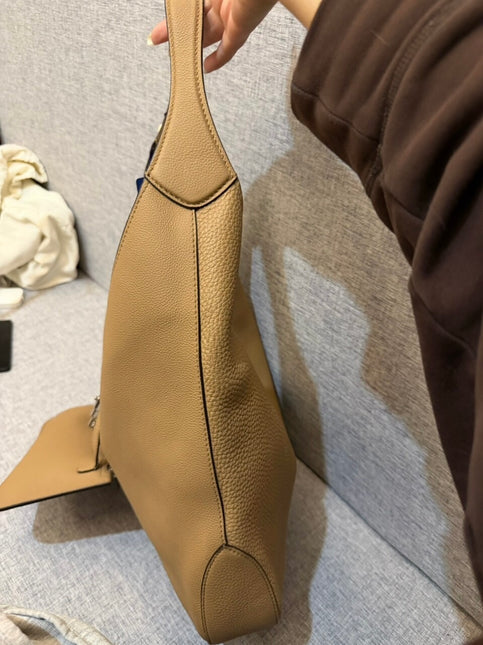 Gucci Jackie Beige Sand Leather Silver Hardware