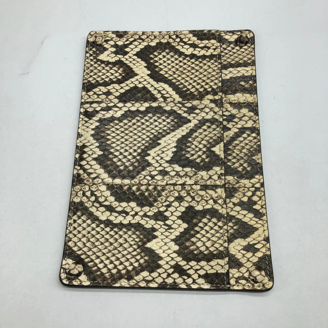 Fendi Peekaboo ISeeU Sellier Small Grey Leather with Python Skin Trimming
