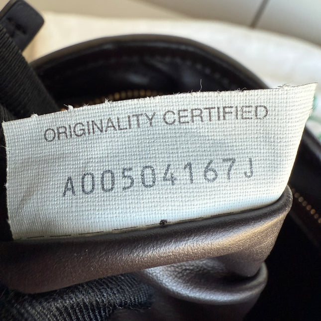 Bottega Veneta Hop Hobo Small Leather Chocolate Brown