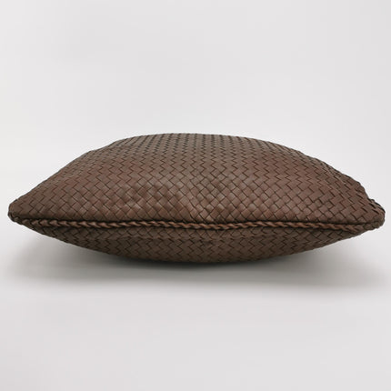 Bottega Veneta Veneta Hobo Maxi Dark Brown Lambskin Leather 53cm