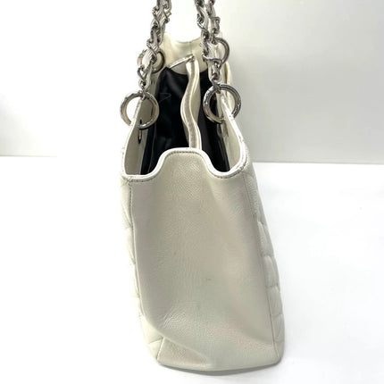 Sac cabas Chanel GST Grand Shopping en cuir caviar couleur camel, PM, 2006-2008
