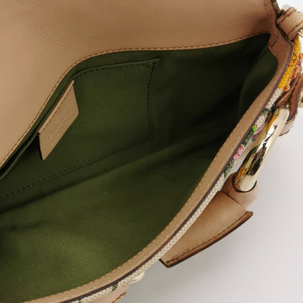 Gucci Horsebit 1955 Small Chain Bag Limited Edition Floral Print Canvas