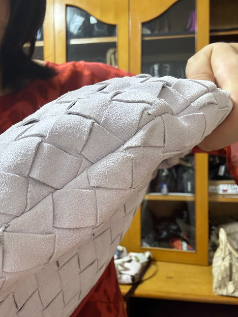 Bottega Veneta Teen Jodie Suede Washed Purple