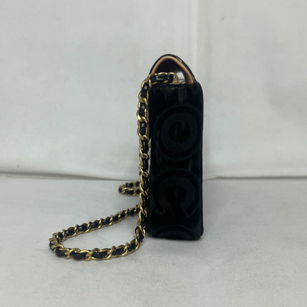Chanel East West Rare Black Pony-hair Calfskin Leather CC Logo