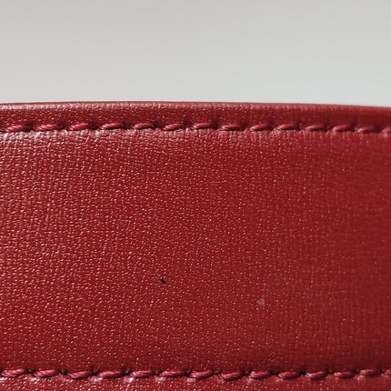 Gucci Jackie 1961 Small Navy and Burgundy Leather Crossbody Bag
