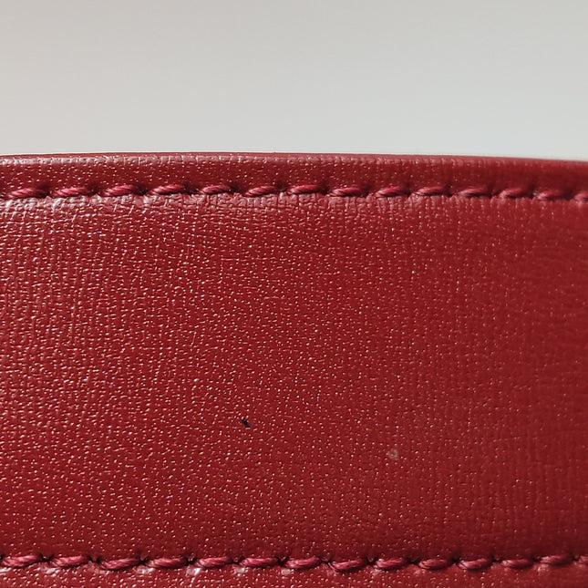 Gucci Jackie 1961 Small Navy and Burgundy Leather Crossbody Bag