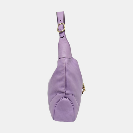 Gucci Jackie 1961 Soft Purple Leather Bag Medium
