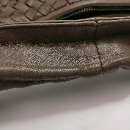 Bottega Veneta Belly Hobo Intreccio Leather Grey Large 54cm