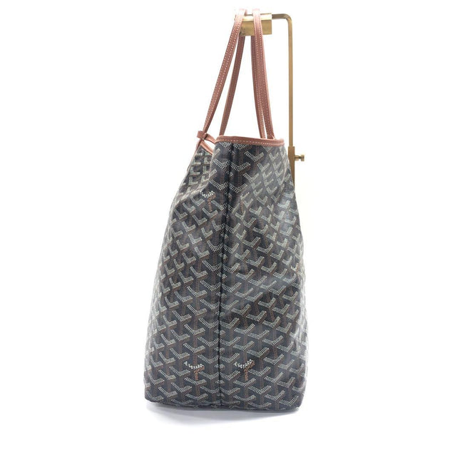 Goyard Saint Louis GM Tote Large Brown Goyardine Canvas 2018